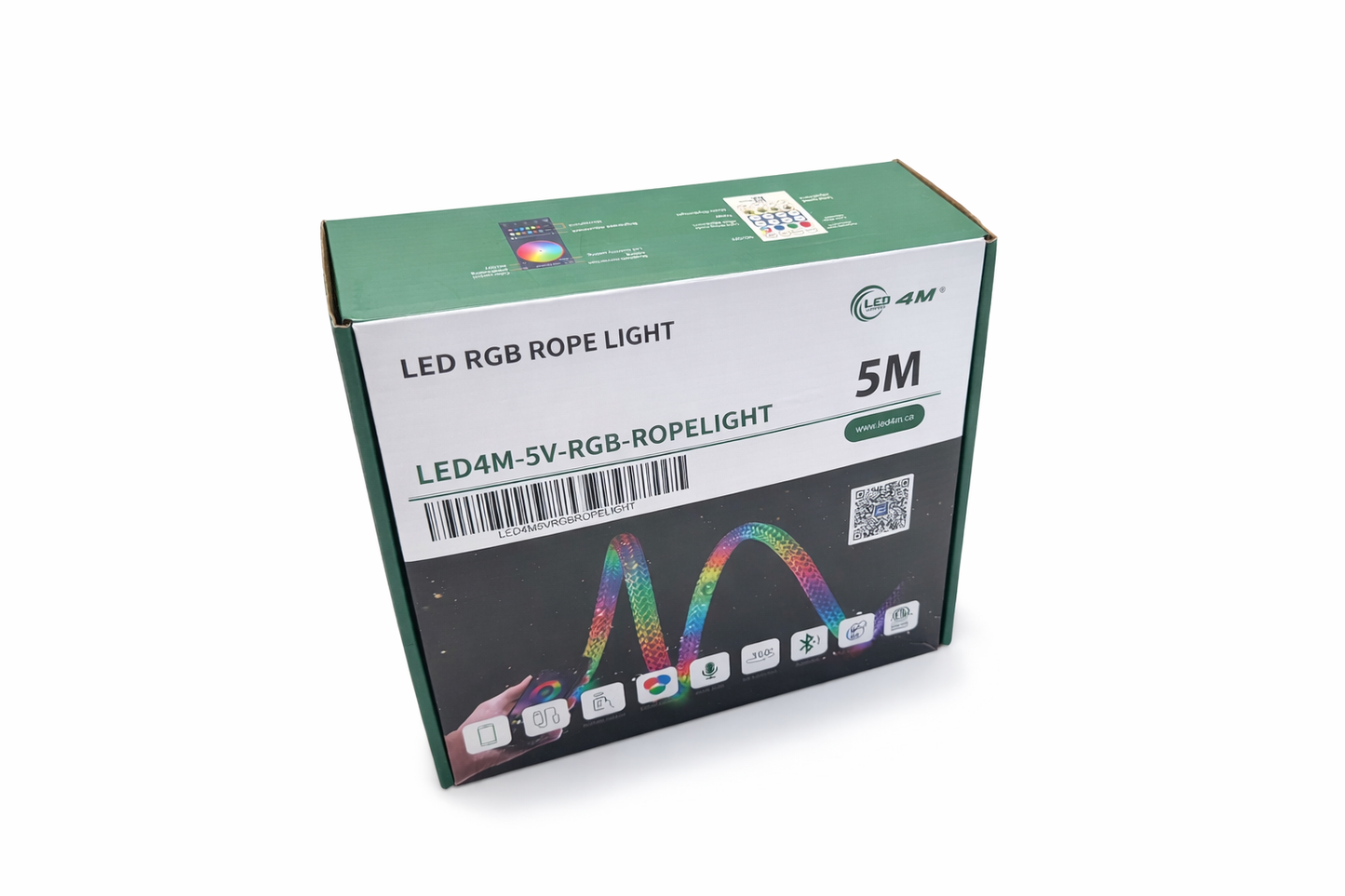 RGB LED Rope Light 5V - USB Powered Multicolor