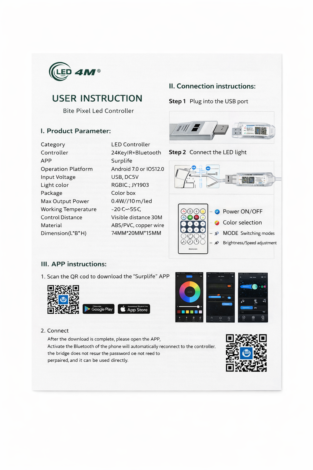 RGB LED Rope Light 5V - USB Powered Multicolor