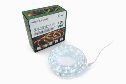Micro LED Rope Light 10m - 24V 200 LEDs Professional Series