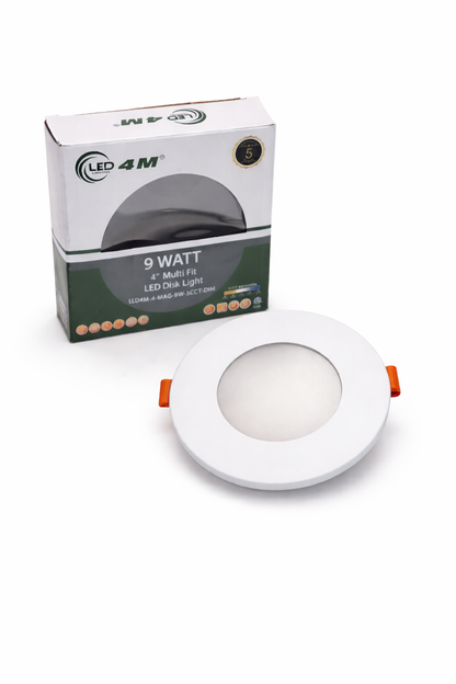 20-Pack 4-inch Multi-Fit LED Disk Light - 9W 5-CCT Selectable (White)
