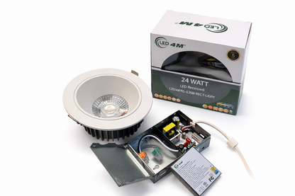 20-Pack 5-inch Gimbal LED Recessed Light - 24W 5-CCT Selectable (White)